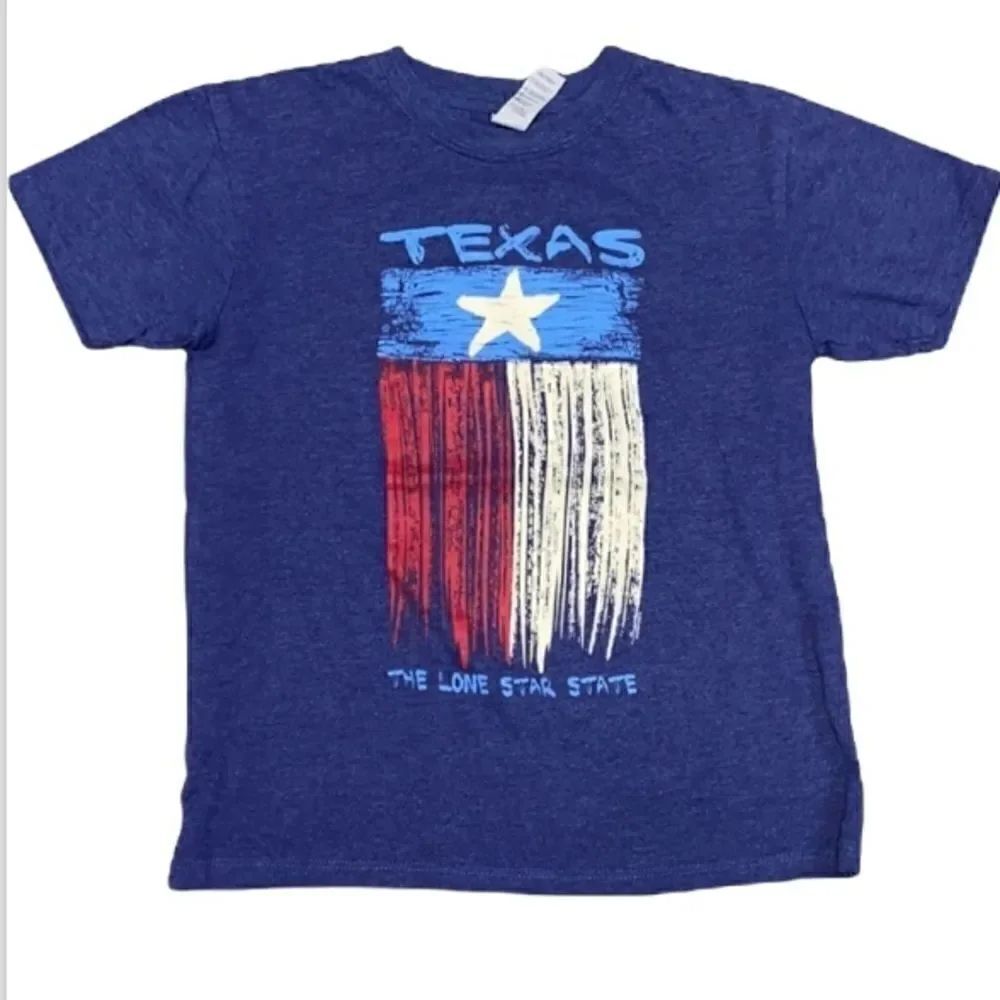 Texas Lone Star State Flag Youth S/S Crew T-Shirt